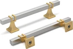 6 Pack 5 Inch Cabinet Pulls Brushed Nickel Gold Handles, Silver .... Fixed Price $15.00.