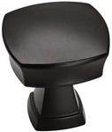 Case Of (10) Amerock BP11287FB Stature Matte Black 1-1/4 In. Cabinet Knobs. Fixed Price $33.99.