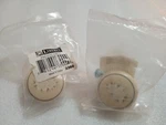 (2) Cabinet Drawer Knobs Door Pull Handle White Rose Liberty 1.5" Round Ceramic. Fixed Price $5.94.