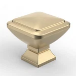 9BUILD 10 Pack 1.2 Inch Brushed Brass Square Kitchen Cabinet Knobs Gold Draw.... Fixed Price $57.61.