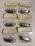 4 Pottery Barn Bin Pull Handles Satin Finish 6 Pieces 1273713 New Damaged Packa. Fixed Price $23.99.