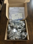 New Box 40 Pc. Brushed Nickel Kitchen Cabinet Knobs Pulls 1-1/4 (1.25"). Fixed Price $30.00.