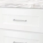Baldwin 4976.BIN Palm Springs 6" Center To Handle Cabinet - Nickel. Fixed Price $63.20.