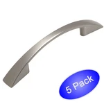 *5 Pack* Cosmas Cabinet Hardware Brushed Satin Nickel Arch Pulls #3200-030SN. Fixed Price $9.30.
