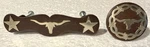 35 Rustic Drawer & Cabinet Pulls Handles Texas Star / Longhorn Western Cowboy. Fixed Price $95.00.