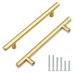 Knobonly 30 Pack 5 Inch Hole Center Gold Cabinet Pulls Brass Kitchen Drawer Hand. Fixed Price $50.11.