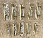 Goldenwarm Brushed Cabinet Pulls 3 Hole Centers 10 Pack. Fixed Price $17.49.