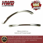 Wire Arch Handle Pull Kitchen Bath Modern Cabinet Hardware Knob Brushed Nickel. Fixed Price $49.80.