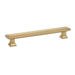 Emtek 86299US4 3 In. To Geometric Cabinet Pull, Satin Brass (missing Screws). Fixed Price $9.00.