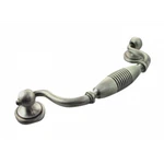 Mng 15921 5" Striped Drop Pull - Satin Chrome. Fixed Price $22.68.