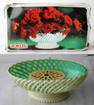 Rare Authentic Vintage 60'S Plastic Flower Bowl Container Table Greece New Nos !. Fixed Price $29.99.