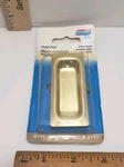 National 3-1/4" Rectangular Brass Finish Flush Pocket Door Pull N115-774 As-is. Fixed Price $8.80.