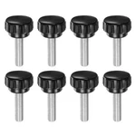 Uxcell 8PCS Knurled Clamping Knobs M8 Metric 30MM, Black. Fixed Price $15.43.
