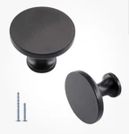 Homdiy 10 Pack Matte Black Cabinet Knob Solid Drawer Modern Hardware. Fixed Price $17.99.