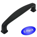 *5 Pack* Cosmas Cabinet Hardware Flat Black Handle Pulls - #4389FB. Fixed Price $13.70.