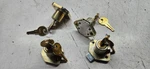 Lot Of 10) Nos Vintage Cabinet/drawer Locks W/keys Wright, Ilco, Diebold. Fixed Price $60.00.