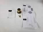 Replacement Tulip Knob For Amazon Basics Handleset - Only Polished Brass. Fixed Price $26.60.