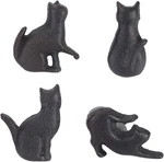 Set Of 4 Cat Shape Iron Drawer Pulls Knobs For Cabinet Wardrobe Cupboard. Fixed Price $36.37.