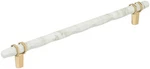 Amerock BP36664 Carrione 10-1/16" Center To Designer Marble White. Fixed Price $68.03.