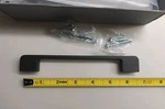 Amerdeco 10 Pack Pulls 6.25 INCH(160MM) Hole Centers, Matte Black ZH0062. Fixed Price $22.99.