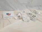 Quantity Of 12 Liberty Cabinet Knobs Ceremic White P95702C-W-C. Fixed Price $24.99.