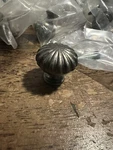 Omnia 9168/30.VC Cab Dresser Drawer Knobs 12 Pieces Lot Nib Vintage Iron. Fixed Price $40.00.