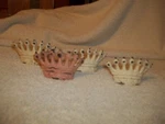 4 Crown Drawer Pulls Cast Iron Cabinet Dresser Shabby Chic 3" Wide Center Screw. Fixed Price $31.50.
