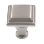 Amerock Manor 1" Square Cabinet Knob Satin Nickel BP26131G10. Fixed Price $5.51.