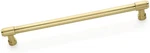 Emtek 86692US4 Jasper Cabinet Pull, 12" C-c, Satin Brass. Fixed Price $34.99.