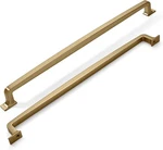 Khtumeware Brushed Satin Brass Appliance Handle Pull 18 Inch Center-to-center Dr. Fixed Price $119.98.