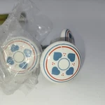 New White Pink Blue Dot Heart Polish Pottery Ceramic Drawer Pull Knob Lot Of 3. Fixed Price $9.99.