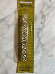 Vtg Amerock Renaissance Ceramoid White Golden Accent Pull 3" T-142-CI. Fixed Price $6.64.