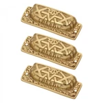 Renovators Supply Pack Cabinet Pulls 3/4" Antique Brass Drawer Cup. Fixed Price $48.99.