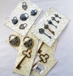 New Large Metal Lock And Skeleton Key Charms Jewelry Making Crafting Michaels. Fixed Price $14.80.