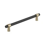 Amerock Mergence 12 Inch (305MM) Center-to-center Matte Black/golden Champagn.... Fixed Price $54.05.