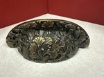 New Notting Hill NHBP-802-AB Floral & Leaves Antique Brass Bin Pull 3" Center. Fixed Price $69.99.