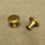 (8) Colonial Bronze # 138-3, Solid Polished Brass Cabinet Pulls. Fixed Price $60.80.
