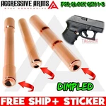 Aggressive Arms Shiny Copper Dimple Trigger Grip Housing Pins GL0CK Gen 3 17 19. Fixed Price $24.95.