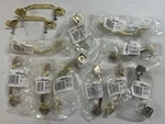 10 New Polished Brass Allison 253PB 3.75" Center Wide Cabinet Drawer Pulls. Fixed Price $35.00.