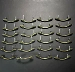 Amerock Drawer Pull 5" Long 3" Center Solid Brass - Lot Of 24 With Screws. Fixed Price $57.59.