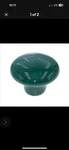 Lot Of 12 Amerock Allison Cabinet Pulls Handles #217HGR Green Porcelain 1/2". Fixed Price $19.99.