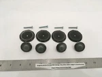 (4) Used Amerock Knob/backplate Sets Antique Silver BP-778-AS Cosmetic, Read. Fixed Price $19.90.