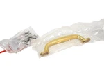 Pottery Barn Sansome Cabinet Drawer Pull Handle 4 Brass Gold Smooth India. Fixed Price $24.99.