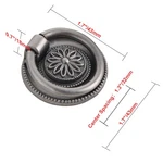 Utopia Alley Medici Cabinet Ring Pull Pewter Metal Drawer Knobs 1 5/8". Fixed Price $8.28.