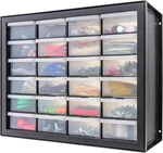 24-DRAWER Plastic Storage Organizer, Made In Usa, Teacher Toolbox, Multi. Fixed Price $64.08.