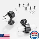 Ceymio 6PK 2" Crystal Handles & Pulls For Cabinets Drawers - Gunmetal. Fixed Price $22.45.