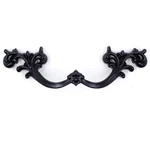 French Provincial Drawer Pulls 6-PACK Flat Black 3" Hole Centers Vintage Sh.... Fixed Price $23.29.