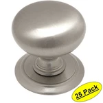 *25 Pack* Cosmas Cabinet Hardware Satin Nickel Backplate Knobs #6542SN. Fixed Price $59.39.