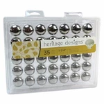 Hickory Hardware Polished Nickel Cabinet Knob 35-PACK, Round Heritage VP6091-14L. Fixed Price $39.50.