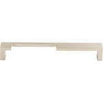 Modern Metro Notch Pull 7" Center To Bar Brushed Satin Nickel. Fixed Price $20.61.